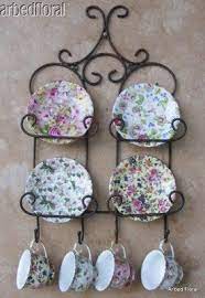 You can also repurpose your teacup and saucer collection for life outside your kitchen. Pin By Kim Anundi On Art Of Display Tea Cup Display Tea Cups Vintage Tea Cups