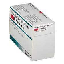 Simvastatin Ratiopharm 20 Mg 100 St Shop Apotheke Com