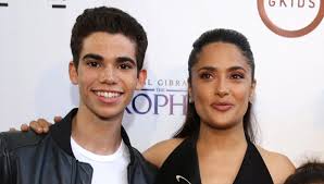 Out january 1st on @netflix !!! Salma Hayek Reacts To Cameron Boyce S Death Mourns Her Grown Ups Son Hollywood Life