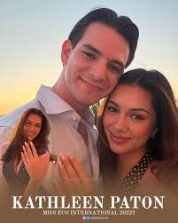 SHE IS ENGAGED! Miss Teen International 2017 and Miss Eco International  2022 Kathleen Paton is now engaged to fiancé Daniel Tsin 🥂 #KathleenPaton  #pageantbulletin