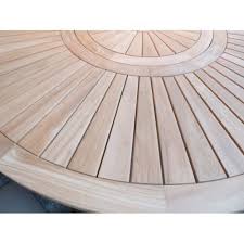 Ce sera le plateau de la platine. Table Ronde Teck Massif Avec Plateau Tournant D 150 Ou 180 Cm Modele Haut De Gamme Table Teck Teck Table