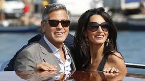 Nachdem er mit seiner verlobten in einem. Hochzeit Von George Clooney Und Amal Alamuddin Panorama Sz De