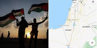 Map of israel and palestine offline works without connecting to the internet. Social Media Is Filled With Anger After Google Deletes Palestine From Its World Map