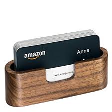 Dress up your desk and show your clients and new employees how professional you are! Buy Padike Business Card Holder Wood Business Card Holder Desk Business Card Display Holder Walnut Cards Case For Desk Wooden Name Card Stand For Tables Oval Online In Kuwait B07pmbrbgy