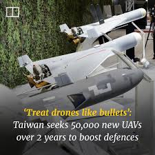 Taiwan is moving to buy nearly 50,000 drones over the next two years. (Link in comments) #taiwan #drone #defence #military #scmpnews #scmp