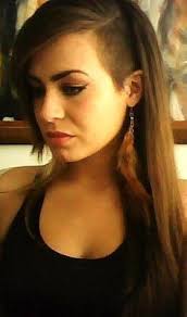 Shaved Long Hair On Pinterest Half Shaved Hairstyles Women S Undercut Long Hair Shaved Long Hair Half Shaved Hair