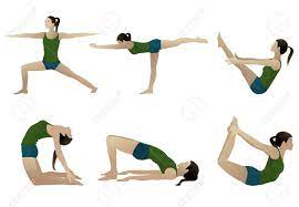 Check spelling or type a new query. Yoga Series 3 Six Yoga Poses On White Royalty Free Cliparts Vectors And Stock Illustration Image 12867941