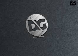 Free Dark Metal Logo Mockups In 2020 Logo Design Mockup Logo Mockup Mockup Free Psd