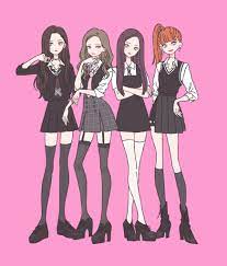 Although being the second youngest member, she is the youngest korean member in the group, as the group's maknae, lisa, is thai. Pin By Crytal Crown On ã‚¤ãƒ©ã‚¹ãƒˆ Ilust Kpop Drawings Bff Drawings Anime Drawings
