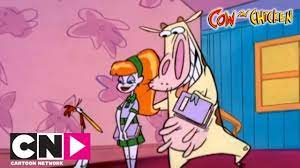 They are often antagonized by the red guy, a cartoon devil who poses as various characters to scam them. 13 Times Cow And Chicken Were A Complete Disgrace And We Loved It Popbuzz