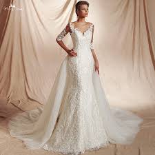 Check spelling or type a new query. Hochzeitskleid Fur Damen Luxus Mit V Ausschnitt Tull Organza Brautkleider 2 In 1 Langen Armeln Brautkleid Mit Abnehmbarem Rock Spitzeappliques Brautkleider