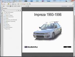 Subaru owner's manual & wiring diagrams. Subaru Impreza 1992 2000 Service Manual Wiring Diagram