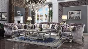 Check spelling or type a new query. Versailles Formal Living Room Set Purple Velvet Antique Platinum Wood Finish Luxur Glamorous Living Room Quality Living Room Furniture Sofa And Loveseat Set