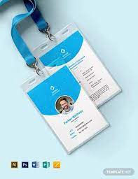 All of our professionally made designs are 100% free to use and can be customized as much or as little as you want! Employee Id Card Template Free Download Lovely 38 Id Card Templates Psd Eps Png Id Card Template Employee Id Card Employees Card