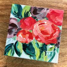 Easy flower painting ideas for beginner artists step by step flower painting on canvas with acrylic paint tutorial →. Flower Painting With A Limited Color Palette How To Paint Flowers On Canvas With Acrylic Paint Video Tutorial Elle Byers Art