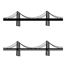 vue d en haut un pont routier sur le croquis de la riviere clip art libres droits vecteurs et illustration image 32043762 coloriage banderoles