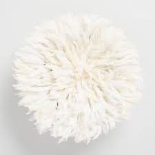 Small Ivory Juju Hat Wall Hanging V1