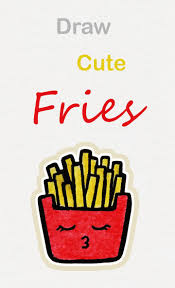 Learn How To Draw So Cute French Fries Easy Step By Step Kawaii Tutorial Kawaii Drawing Tutorial French Cute Easy Drawings Cute Doodle Art Easy Drawings learn how to draw so cute french fries