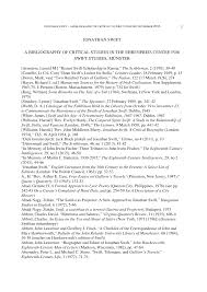 Https Www Uni Muenster De Imperia Md Content Englischesseminar Swift Bibliography Critical Studies Pdf