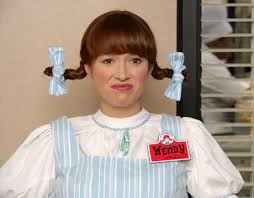 She Embraces Her Fiery Red Hair Ellie Kemper The Office Characters Office Halloween Costumes