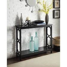 Convenience Concepts Omega Console Table Walmart Com Black Console Table Modern Console Tables Convenience Concepts