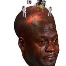 Crying Jordan Planet" Sticker for Sale by DanielShoeBox