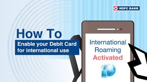 The biggest advantage of making your hdfc credit card payment at present, you can visit an hdfc bank atm and pay credit card bill using hdfc debit card. Enable Your Debit Card For International Use Youtube