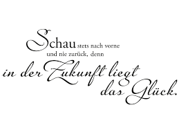 Wandtattoo Schau Stets Nach Vorne Klebeheld De