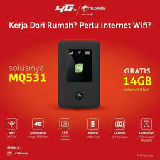 Paket unlimited whatsapp telkomsel adalah pilihan paket telkomsel yang super murah dengan harga rp10.000 dapat kuota 4gb full 24 jam dan bebas akses whatsapp unlimited 30hari. Jual Mifi Modem Wifi 4g Mq531 Unlock All Gsm Free Telkomsel 14gb Terbaru Juli 2021 Blibli