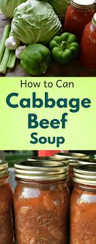 This recipe is a pressure canned soup starter. How To Can Cabbage Beef Soup Hidden Springs Homestead