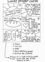 Shows both the color name and several items for the color. Our Father Prayer For Kids Coloring Pages For Kids And For Adults Coloring Home