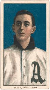 Jack Barry, Philadelphia Athletics, baseball card portrait]