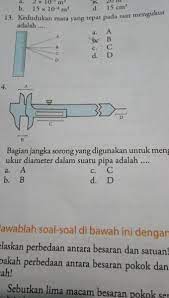 Ukuran inci ini diukur berdasarkan diameter dalam. Tolong Dibantu Bagian Jangka Sorong Yang Digunakan Untuk Mengukur Diameter Dalam Suatu Pipa Brainly Co Id