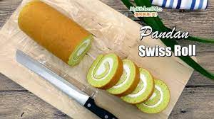 The steps to make the designed cake roll are simple. Pandan Swiss Roll Cake Mykitchen101en Youtube
