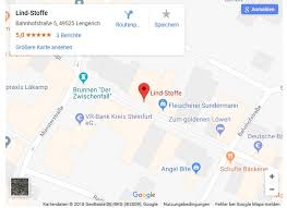 Ein besonderer dank geht an den user balle, der sich die arbeit gemacht hat die ganzen filialen einzutragen und zusammenzufassen. Kontakt Lind Stoffe Lengerich