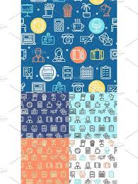 Office Work Pattern Background Set Background Patterns Calendar Template Pattern
