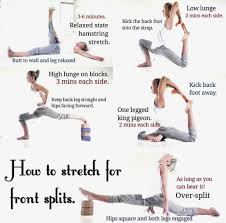 Front Splits Stretches Basic Yoga Poses Splits Stretches Basic Yoga