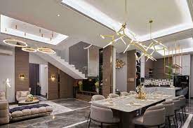 Bahkan beberapa rumah mewah modern di dunia, bagian dindingnya bisa diganti warna sesuai keinginan dalam sekejap mata dengan bantuan teknologi. Desain Interior Kontemporer Rumah Mewah Masa Kini Halaman All Kompas Com