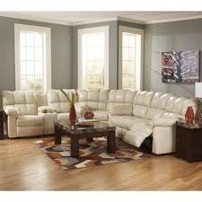 Rules in styling a sectional sofa | mf home tv. Ashley Furniture Kennard 3 Piece Leather Reclining Sectional In Cream Walmart Com Walmart Com