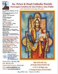 Welcome to the parish of st peter and st paul, a roman catholic parish in the wakefield, west yorkshire area of leeds. Ss Peter And Paul Catholic Congregation Weekly Bulletin May 11th 12th