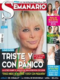 Troppo amato e un corpo da liberare. Carmen Barbieri Semanario Magazine 07 October 2015 Cover Photo Argentina