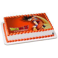 I really enjoy making nerdy themed goodies and decorating them. Dragon Ball Z Kakarot Edible Cake Topper Image Abpid51788 A Birthday Place