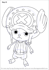 Learn How To Draw Tony Tony Chopper From One Piece One Piece Step By Step Drawing Tutorials