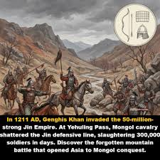 Yehuling Pass battle and Genghis Khans 1211 victory