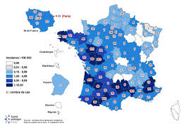 Cartes des moustiques dangereux en france. Rougeole En France Donnees De Surveillance Au 19 Septembre 2018