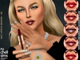 MAC LIPSTICK BRONZER by ruchellsims CC