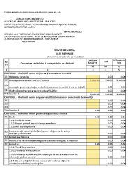Descarca excel model grafic fizic si valoric de executie. Deviz General Model Excel Conform Hg 907 Alei