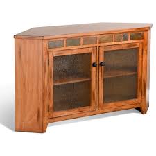 Shop the sedona collection from sunny designs at wayfair for a zillion options to meet your unique style and budget. Sunny Designs Sedona 2 55 Corner Tv Stand With Glass Doors And Slate Tile Wayside Furniture Tv Stands