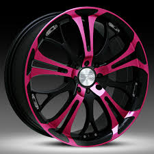 Black And Purple Car Rims Pink Rims Black And Pink Rims Pictures Pink Car Accessories Pink Truck Pink Rims