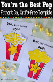 Father's day craft ideas for kids. I Love You Pop Popcorn Father S Day Craft Kids Fathers Day Crafts Fathers Day Crafts Diy Father S Day Crafts